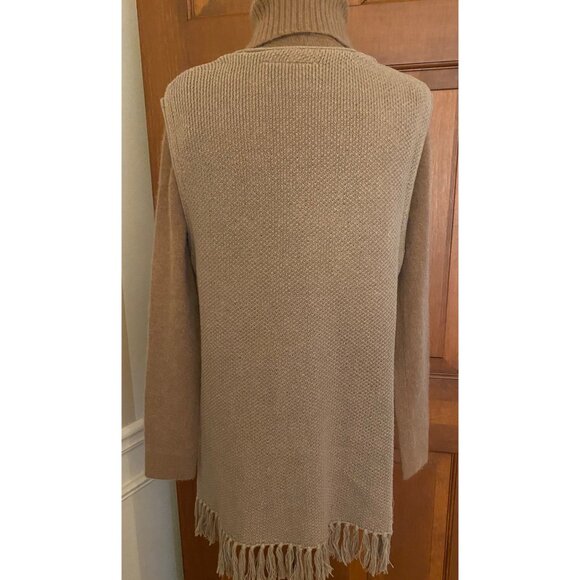 VTG Southwestern Knit Sweater Vest Womens Med Fringe Festival Indie Rock Western - Picture 7 of 13